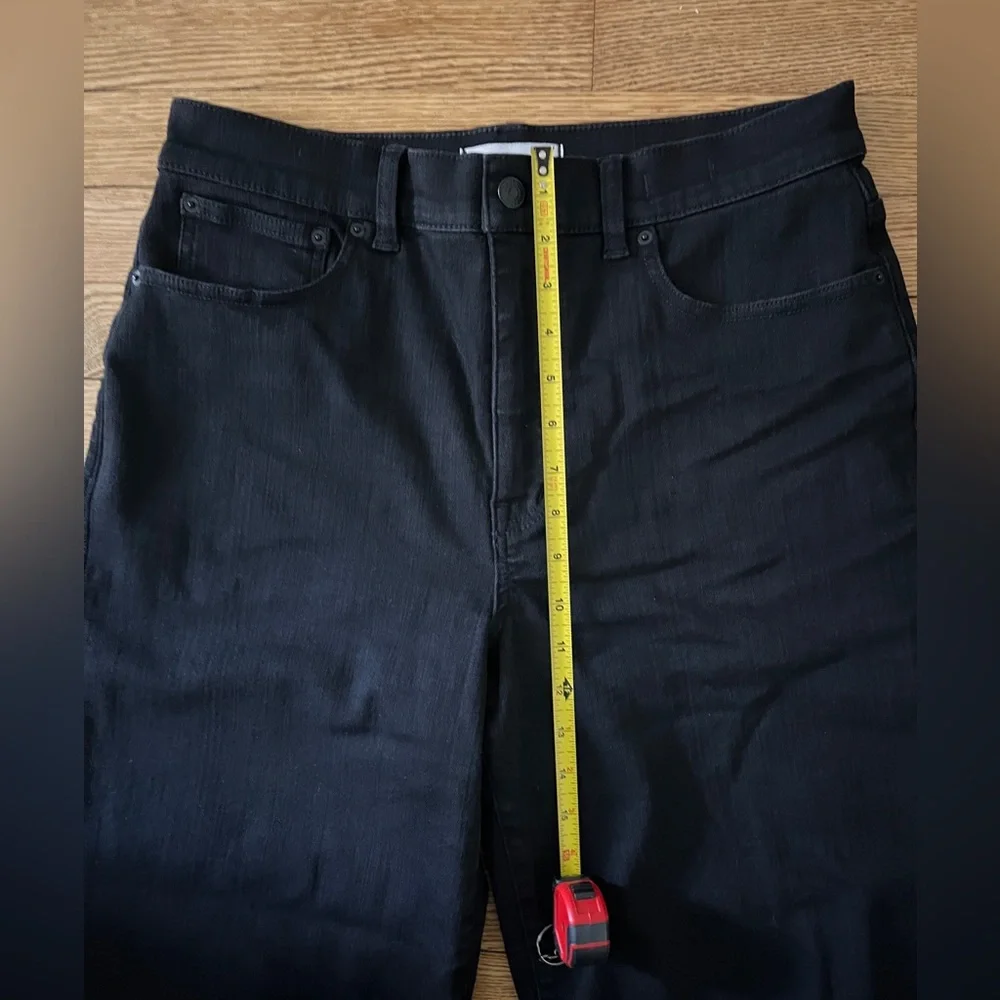 Madewell Perfect Vintage Wide Leg Jeans Size 30 Black - Picture 8 of 8